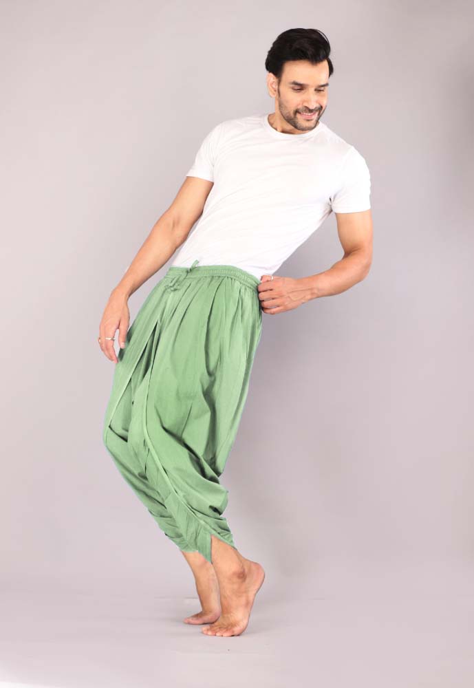 Urali® Men's 100% Cotton Dhoti Pants