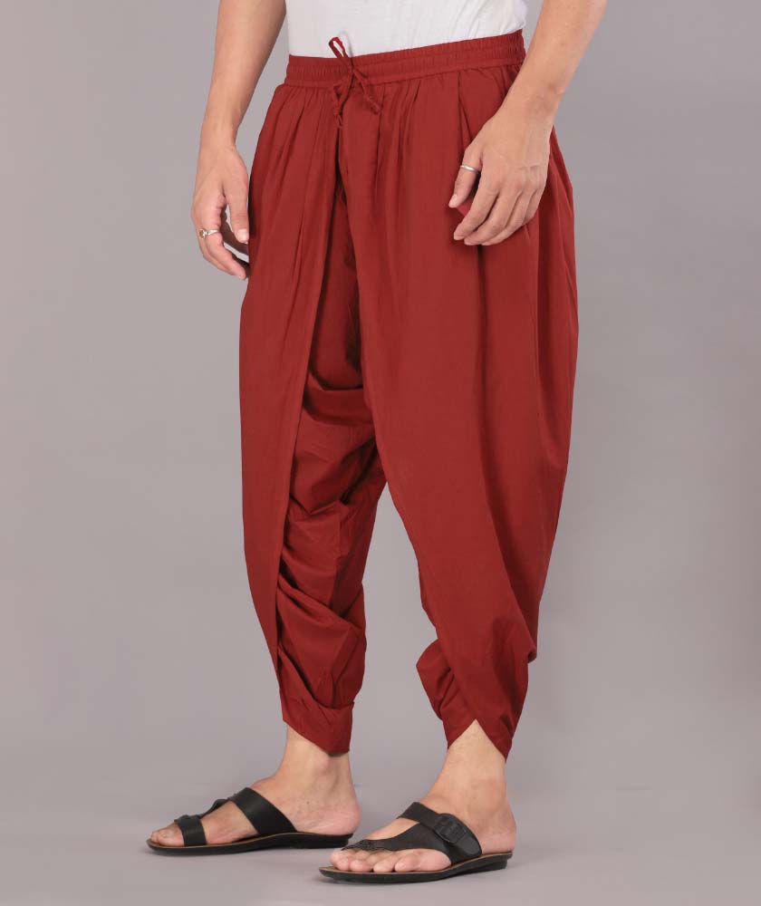 Urali® Men's 100% Cotton Dhoti Pants