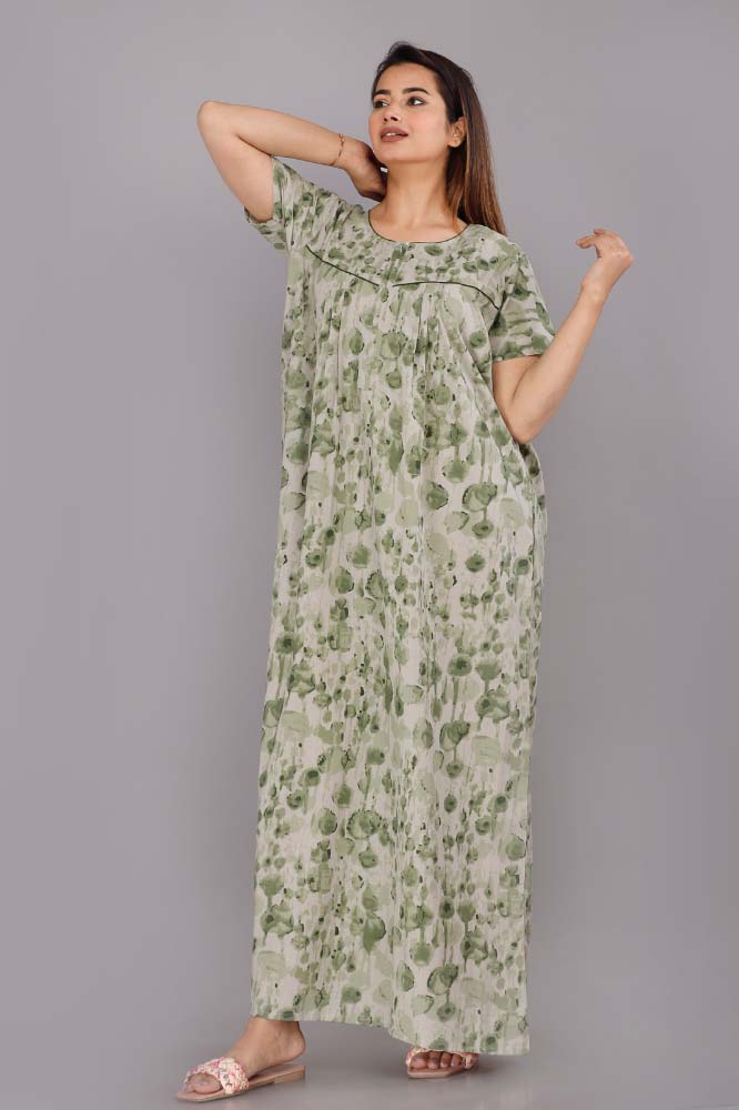 Urali® Jaipuri 100% Cotton NightGown