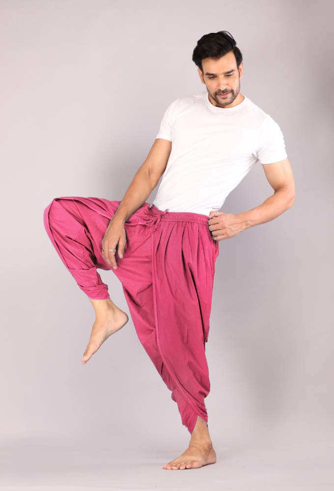 Urali® Men's 100% Cotton Dhoti Pants