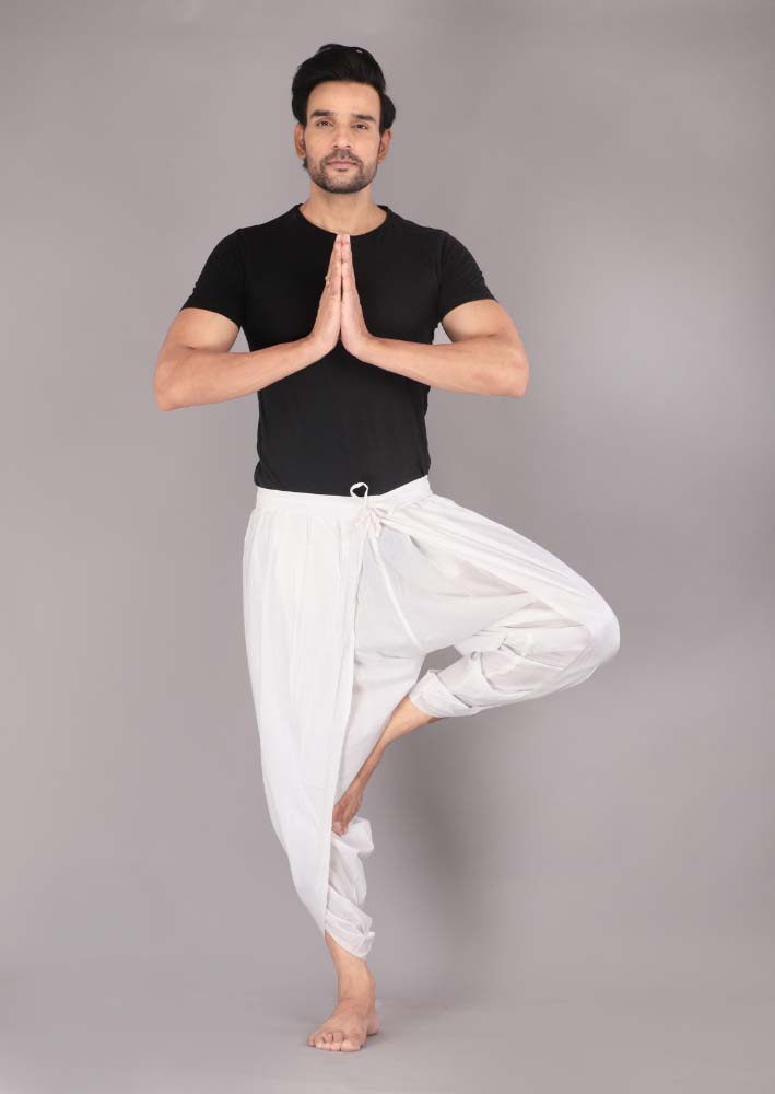 Urali® Men's 100% Cotton Dhoti Pants