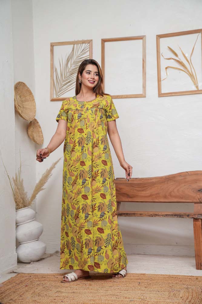 Urali® Jaipuri 100% Cotton NightGown