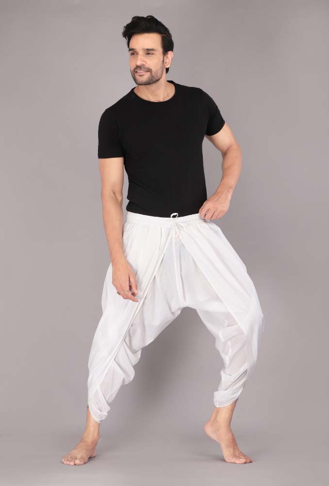 Urali® Men's 100% Cotton Dhoti Pants