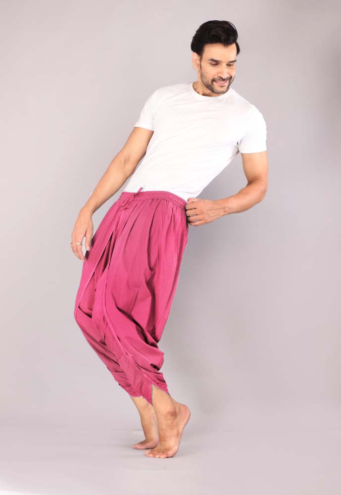 Urali® Men's 100% Cotton Dhoti Pants