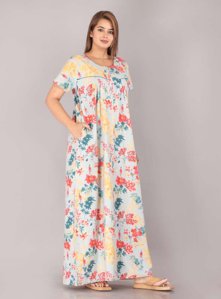 Urali® Jaipuri 100% Cotton NightGown