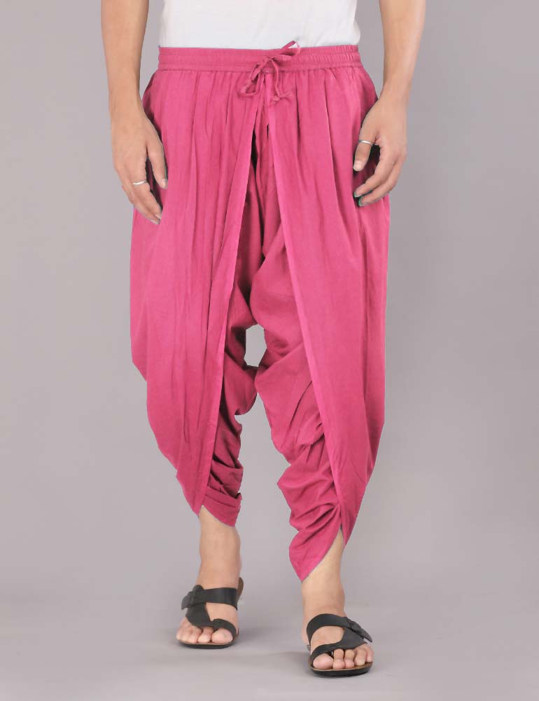 Urali® Men's 100% Cotton Dhoti Pants