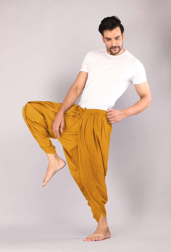 Urali® Men's 100% Cotton Dhoti Pants