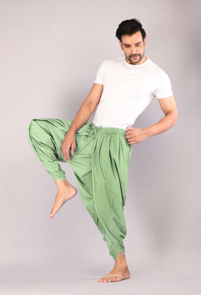 Urali® Men's 100% Cotton Dhoti Pants