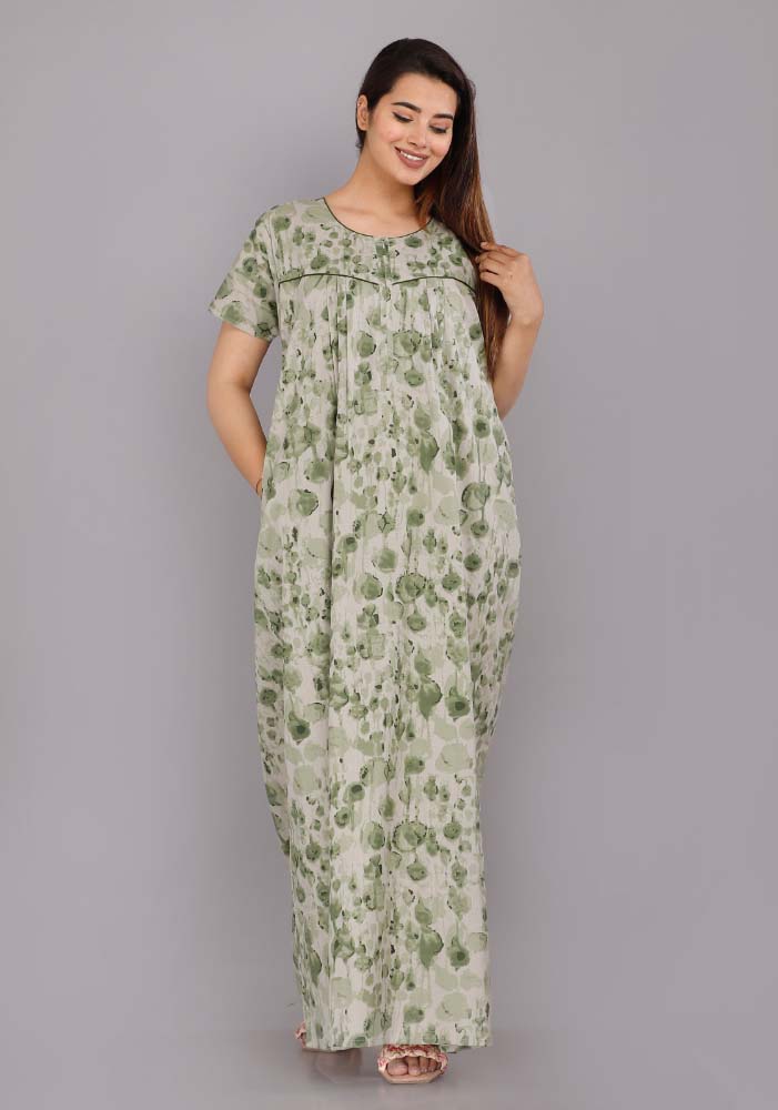 Urali® Jaipuri 100% Cotton NightGown