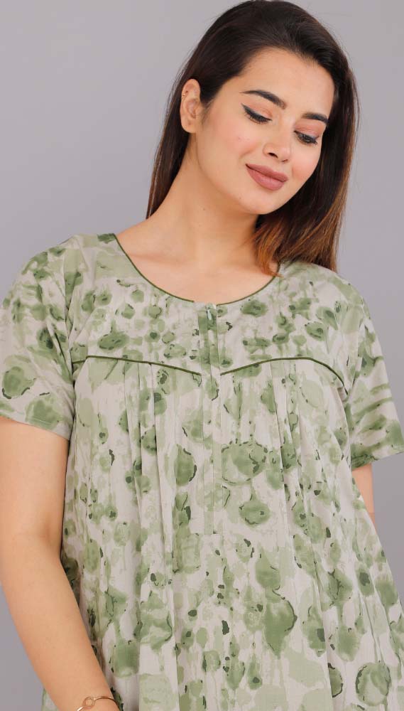 Urali® Jaipuri 100% Cotton NightGown