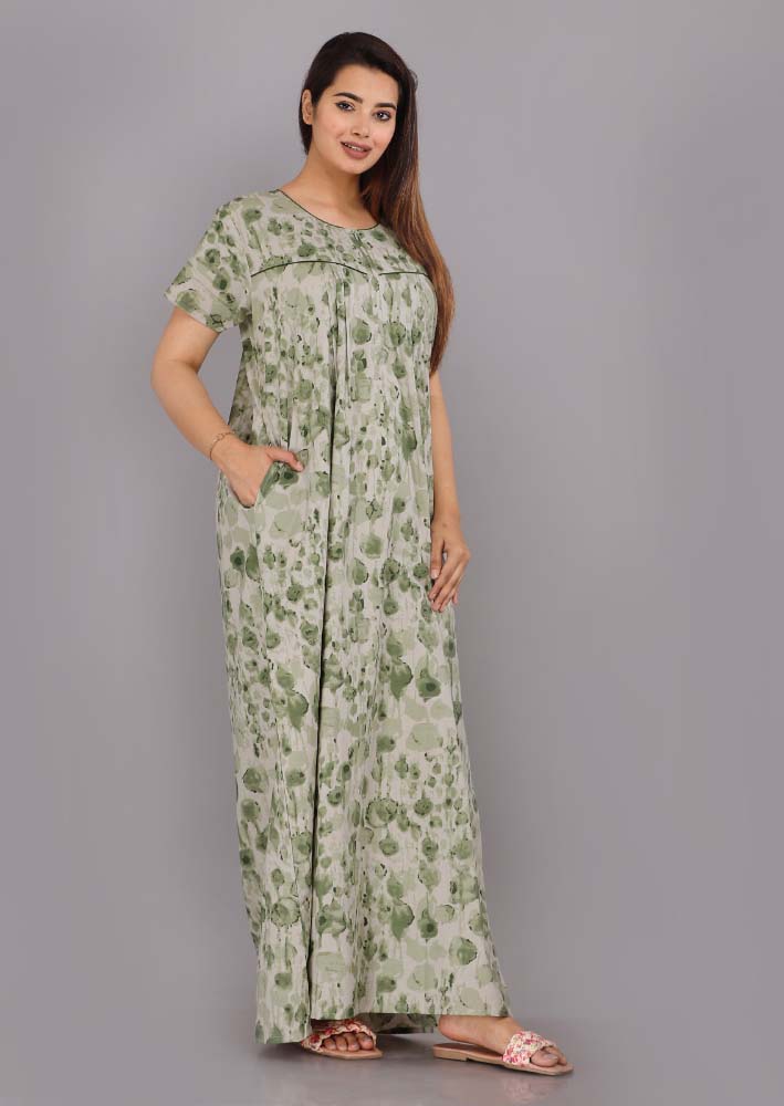 Urali® Jaipuri 100% Cotton NightGown