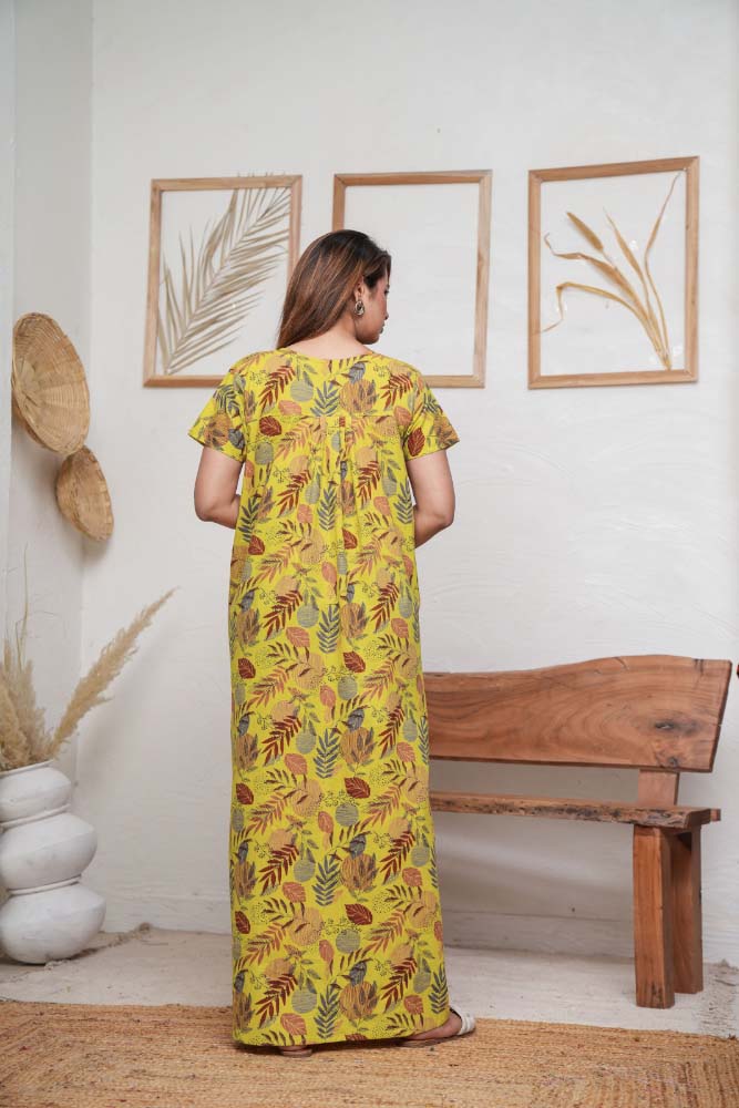 Urali® Jaipuri 100% Cotton NightGown