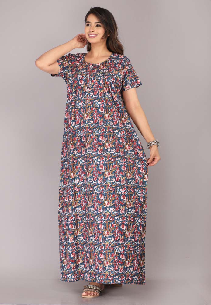 Urali® Jaipuri 100% Cotton NightGown