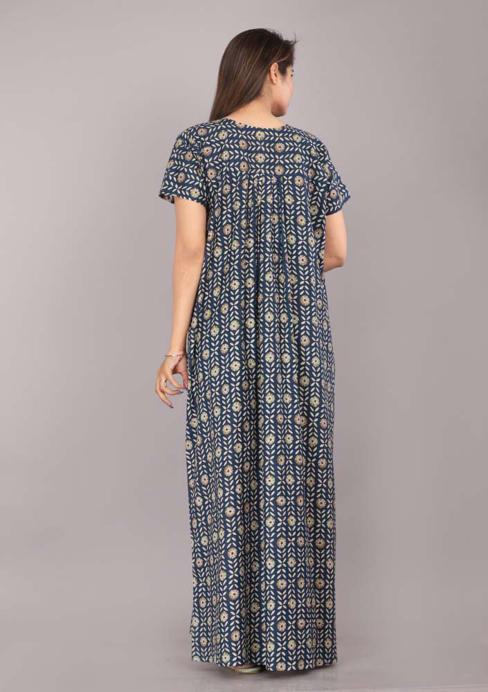 Urali® Jaipuri 100% Cotton NightGown