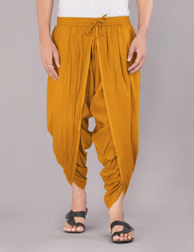 Urali® Men's 100% Cotton Dhoti Pants