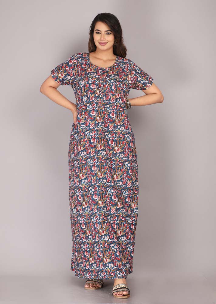 Urali® Jaipuri 100% Cotton NightGown