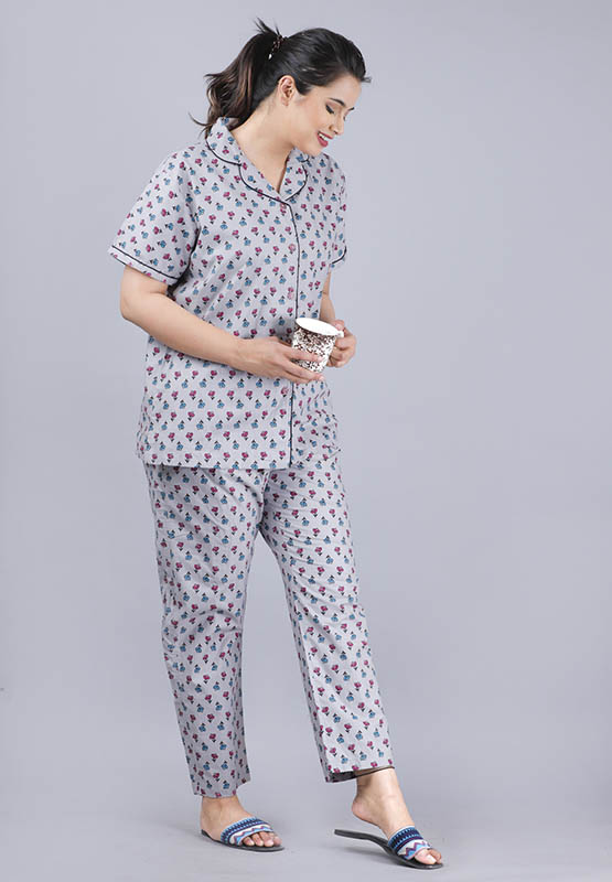 Ladies Printed Cotton Night Suits at Rs 949/piece, Night Suits in Jaipur